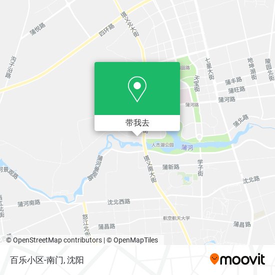 百乐小区-南门地图