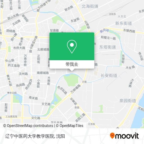 辽宁中医药大学教学医院地图