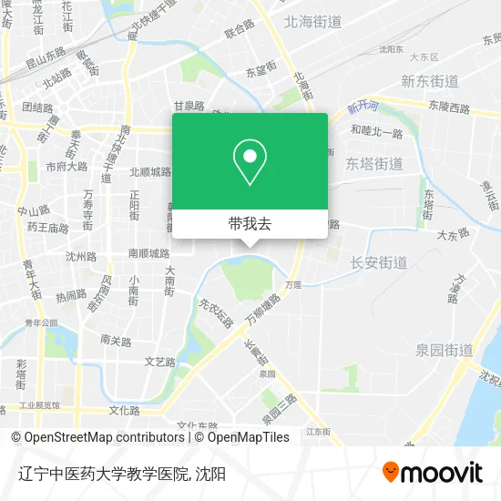 辽宁中医药大学教学医院地图