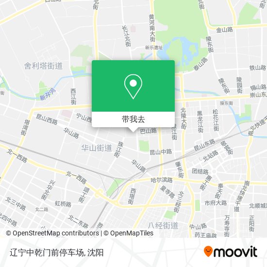 辽宁中乾门前停车场地图