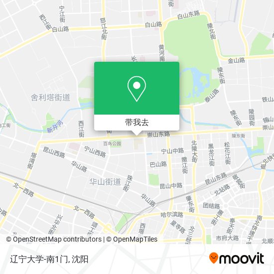 辽宁大学-南1门地图