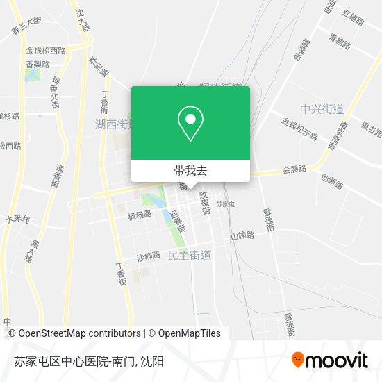 苏家屯区中心医院-南门地图