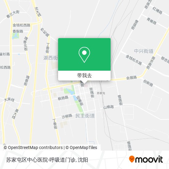 苏家屯区中心医院-呼吸道门诊地图