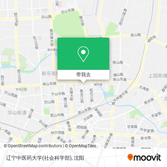 辽宁中医药大学(社会科学部)地图