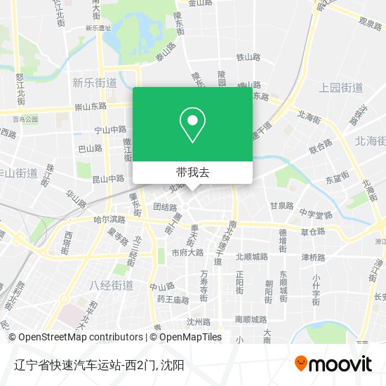 辽宁省快速汽车运站-西2门地图