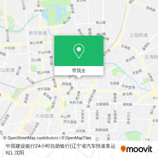 中国建设银行24小时自助银行(辽宁省汽车快速客运站)地图