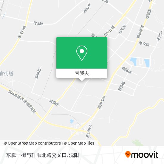 东腾一街与轩顺北路交叉口地图