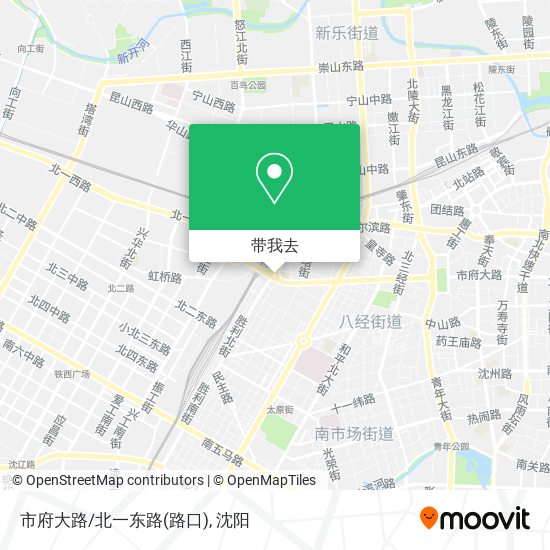 市府大路/北一东路(路口)地图