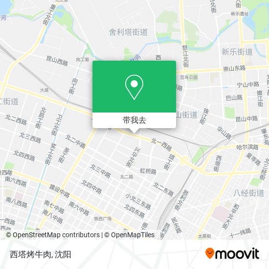 西塔烤牛肉地图