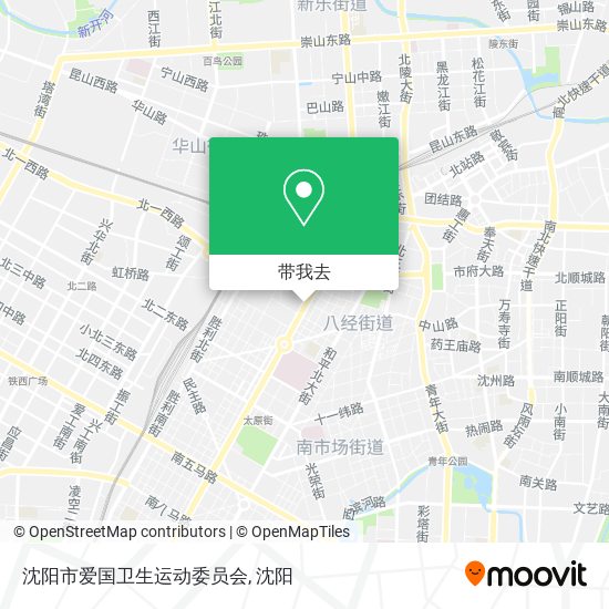 沈阳市爱国卫生运动委员会地图