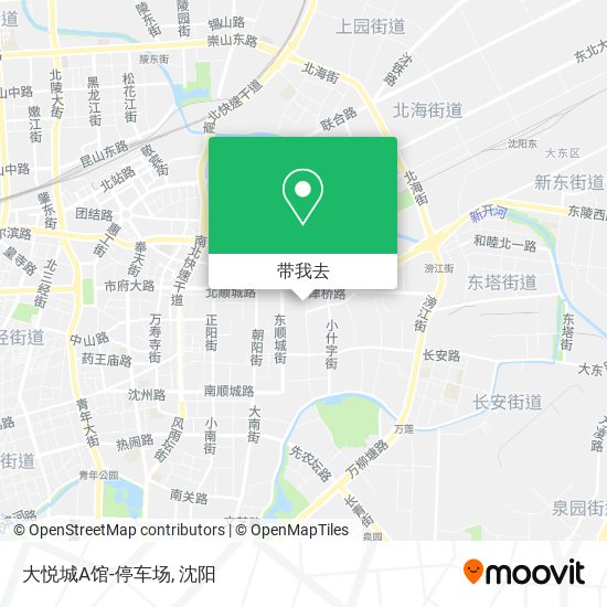 大悦城A馆-停车场地图