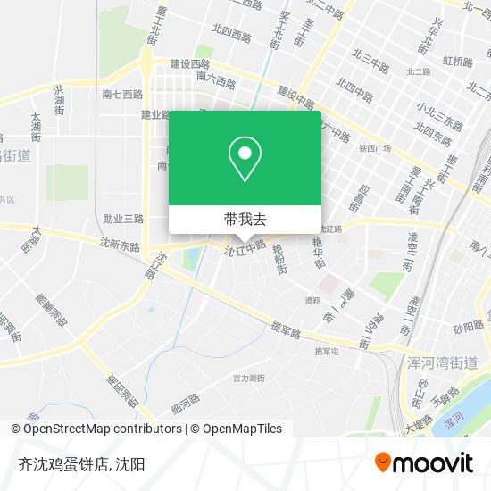 齐沈鸡蛋饼店地图