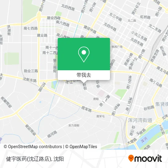 健宇医药(沈辽路店)地图