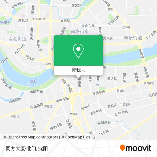 同方大厦-北门地图