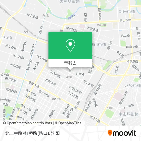 北二中路/虹桥路(路口)地图