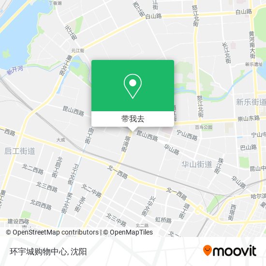 环宇城购物中心地图