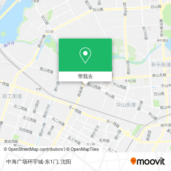中海广场环宇城-东1门地图