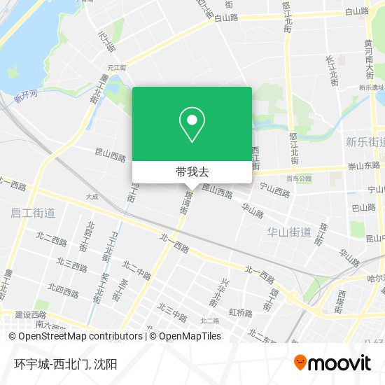 环宇城-西北门地图