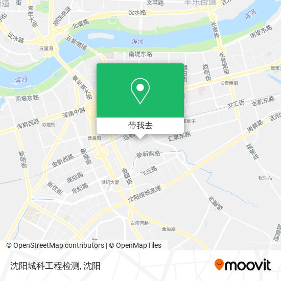 沈阳城科工程检测地图
