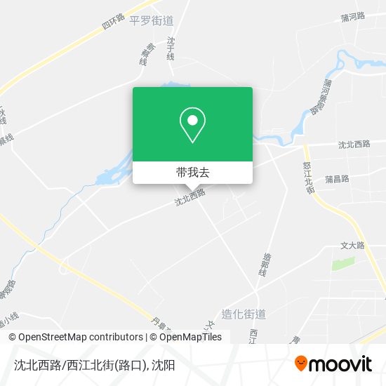 沈北西路/西江北街(路口)地图