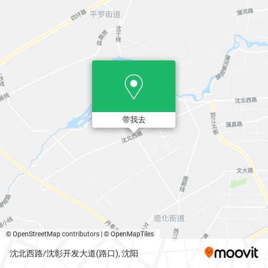 沈北西路/沈彰开发大道(路口)地图