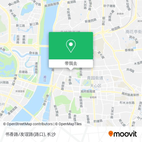 书香路/友谊路(路口)地图