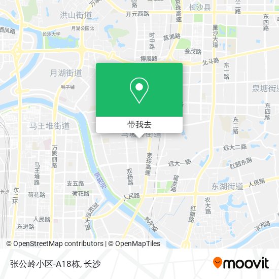 张公岭小区-A18栋地图
