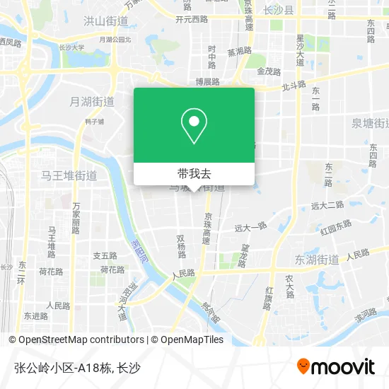张公岭小区-A18栋地图