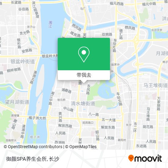 御颜SPA养生会所地图