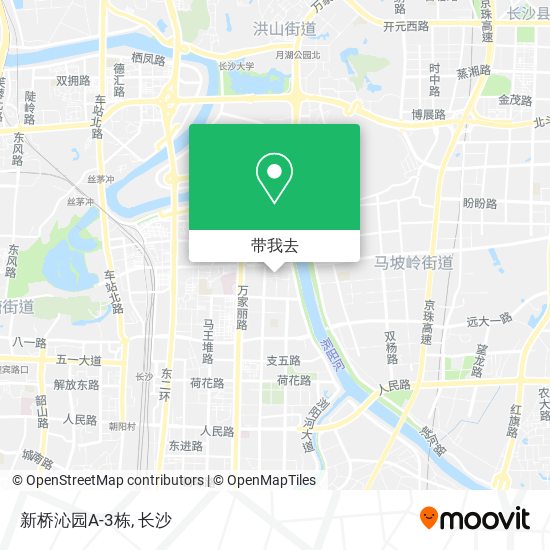 新桥沁园A-3栋地图
