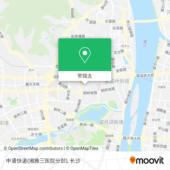 申通快递(湘雅三医院分部)地图