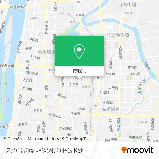 天邦广告印象UV软膜打印中心地图
