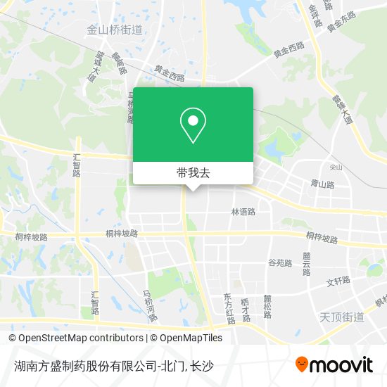 湖南方盛制药股份有限公司-北门地图
