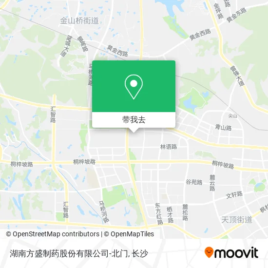 湖南方盛制药股份有限公司-北门地图