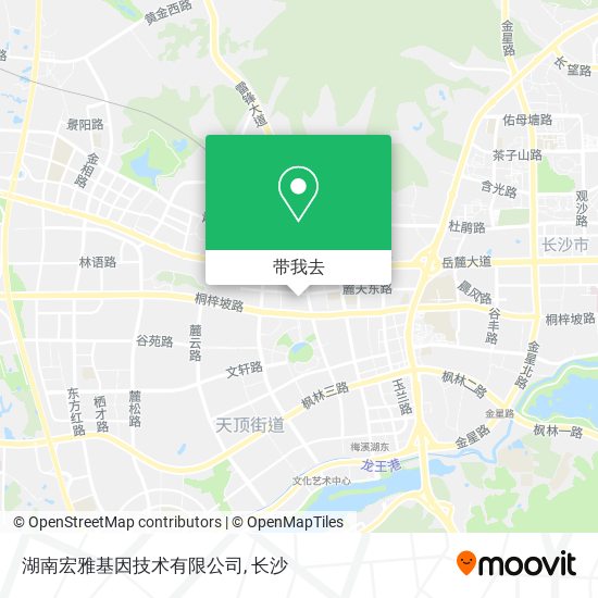 湖南宏雅基因技术有限公司地图