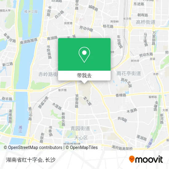 湖南省红十字会地图