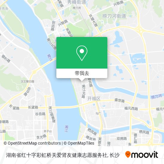 湖南省红十字彩虹桥关爱肾友健康志愿服务社地图