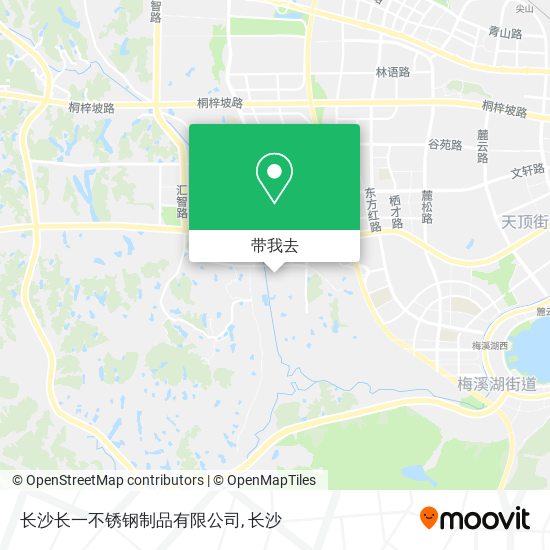 长沙长一不锈钢制品有限公司地图