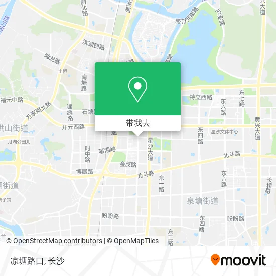 凉塘路口地图
