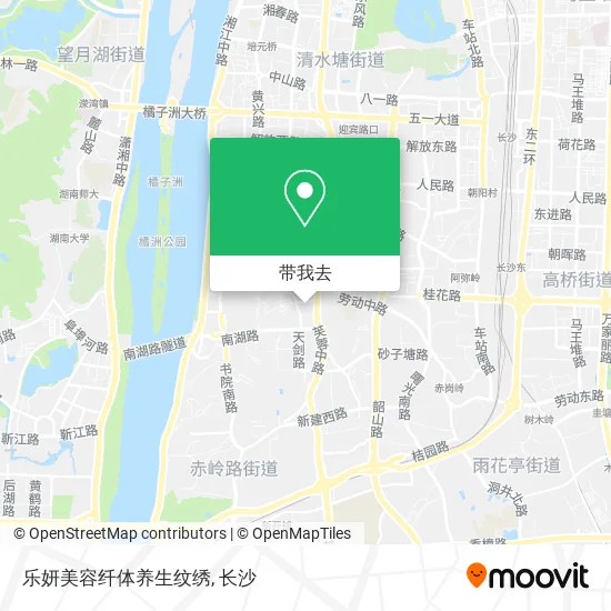 乐妍美容纤体养生纹绣地图