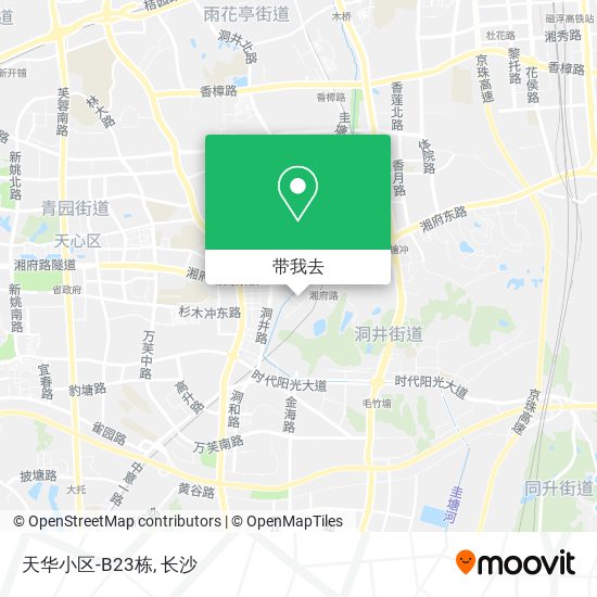 天华小区-B23栋地图