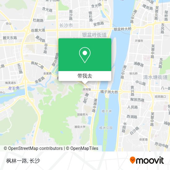 枫林一路地图