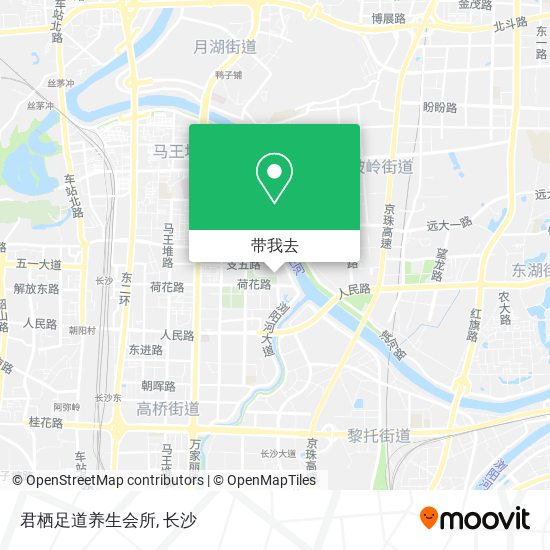 君栖足道养生会所地图