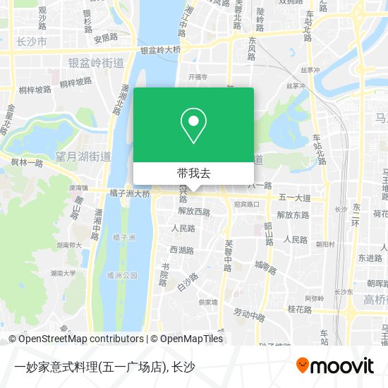 一妙家意式料理(五一广场店)地图