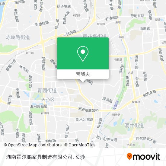 湖南霍尔鹏家具制造有限公司地图