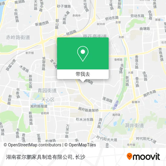 湖南霍尔鹏家具制造有限公司地图