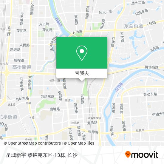 星城新宇·黎锦苑东区-13栋地图