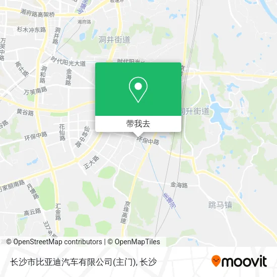 长沙市比亚迪汽车有限公司(主门)地图