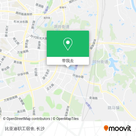 比亚迪职工宿舍地图