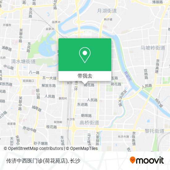 传济中西医门诊(荷花苑店)地图